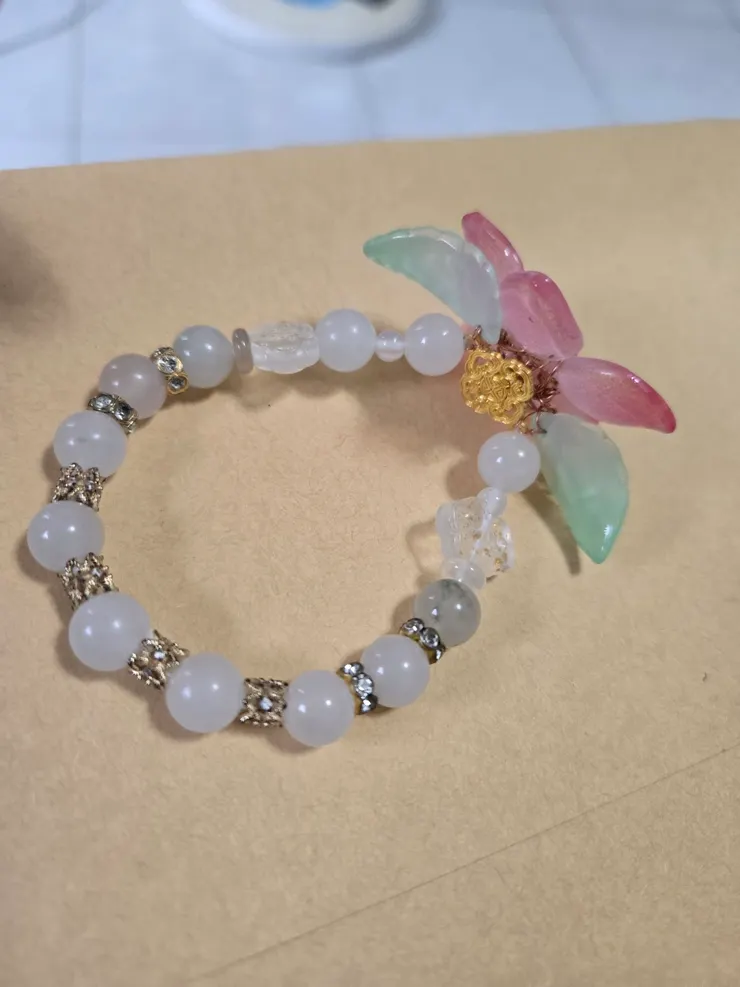 因為沒買到花托使用中式的片