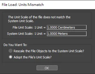 開檔案時的警告視窗