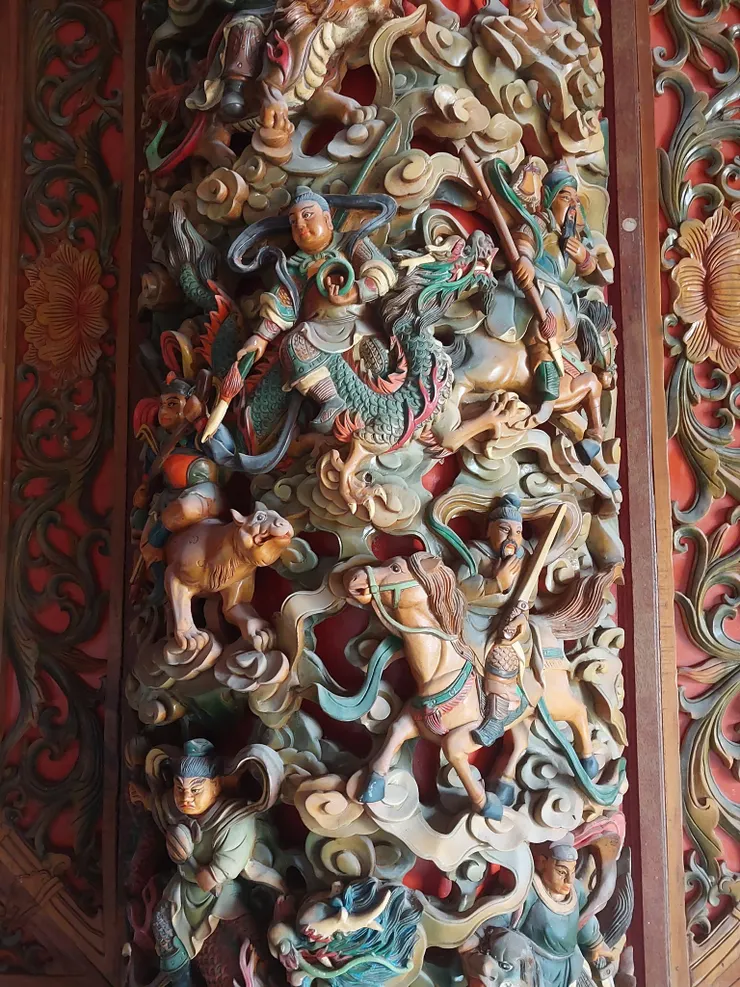 壁面裝飾也是立體感十足