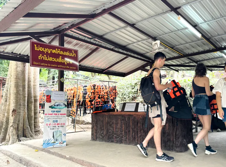 下水一定要租借救生衣