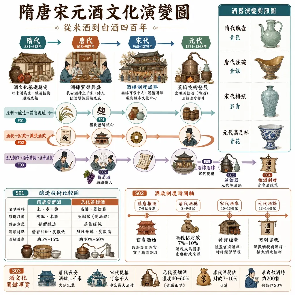 隋唐宋元酒文化的發展與演變