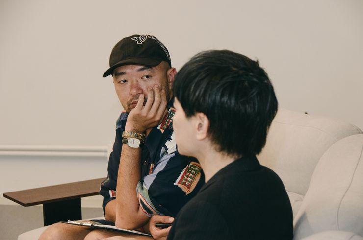 《最後的錄音》陳人中(左)、汪俊彥(右)對談。/專訪攝影:ioauue