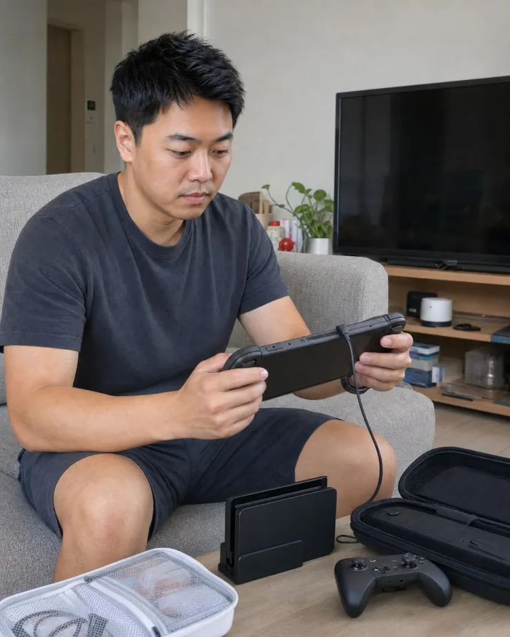 梁練偉實測 Switch 2 掌機模式與客廳主機模式的使用情境