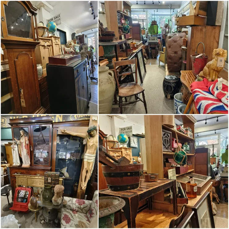 【所遇半是耄耋但古物店卻少生意！進去晃了兩下，没其他客人進來。】