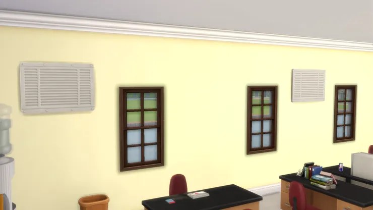 教員室當然有冷氣機。