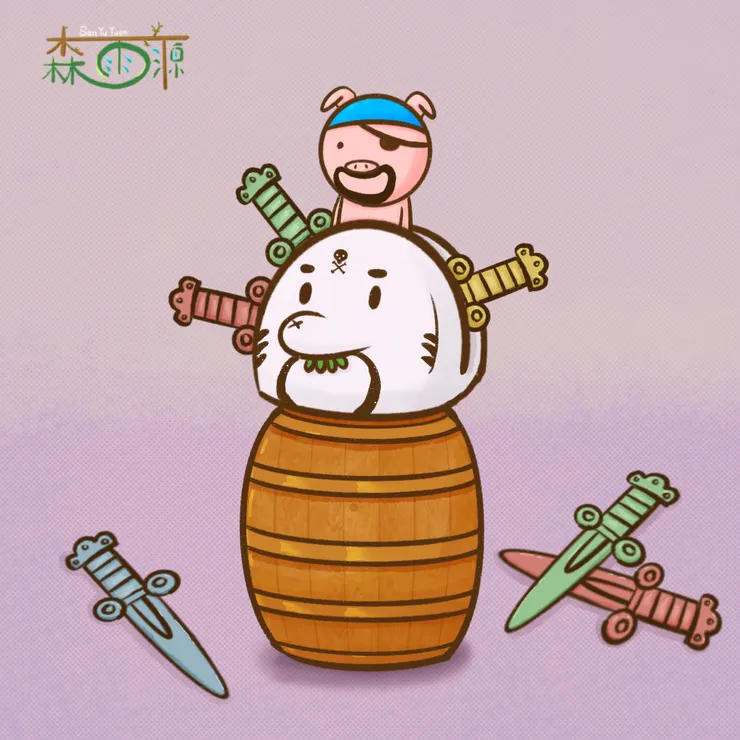 海盜桶～虎吉＆豚福