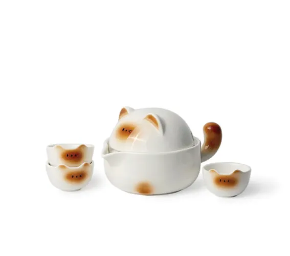 暹羅貓茶具組