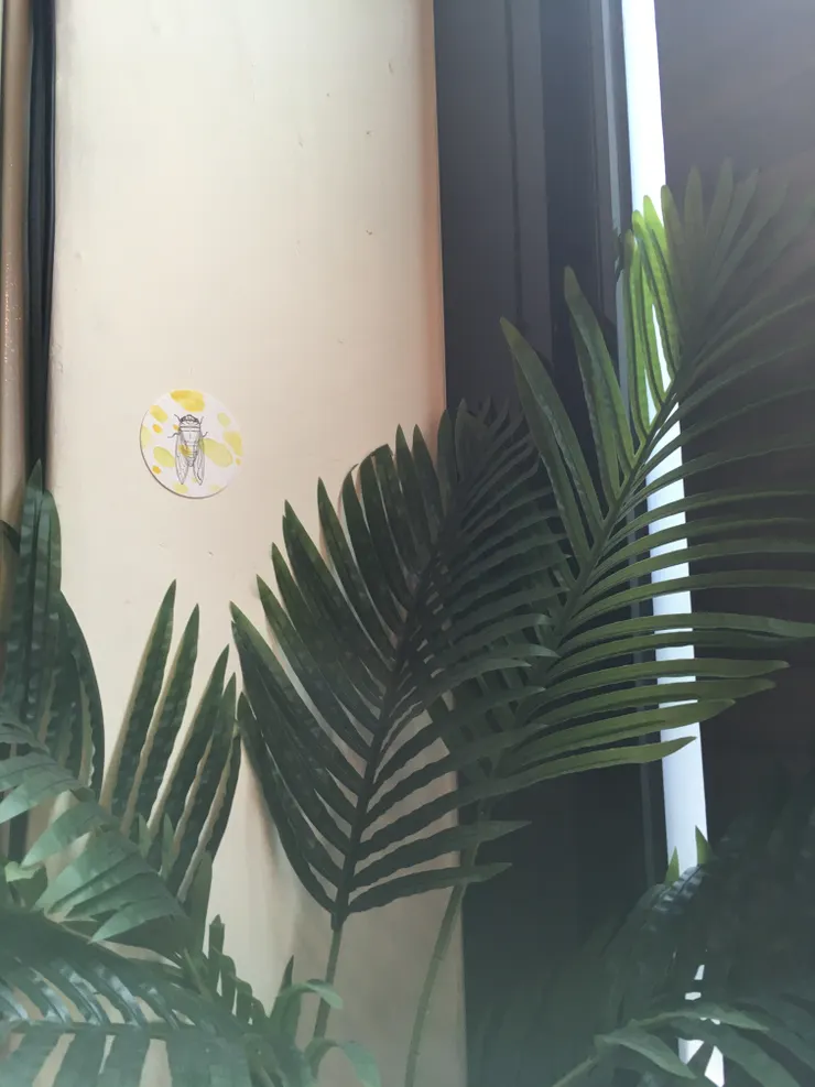 藏在展場各處的畫