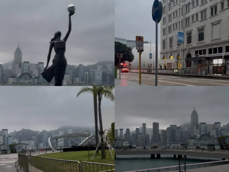 早上6:30的維多利亞港