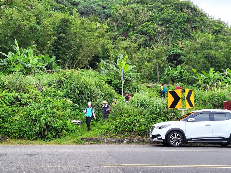▲17:30八斗子漁港，結束本日山行