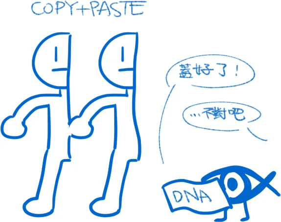 只要做一邊再複製貼上就好了（誤）。RS 自行繪製