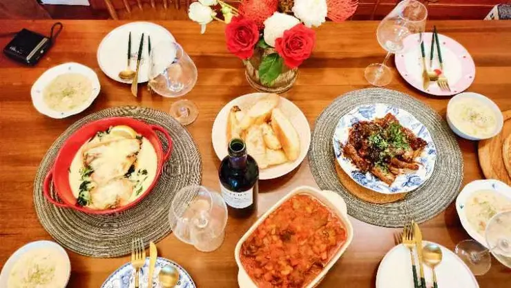 新年的第一個午餐party!