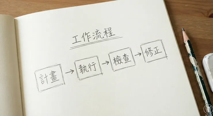 Gemini 3 Banana Pro 實測：手繪工作流程圖全中文生成指令示範