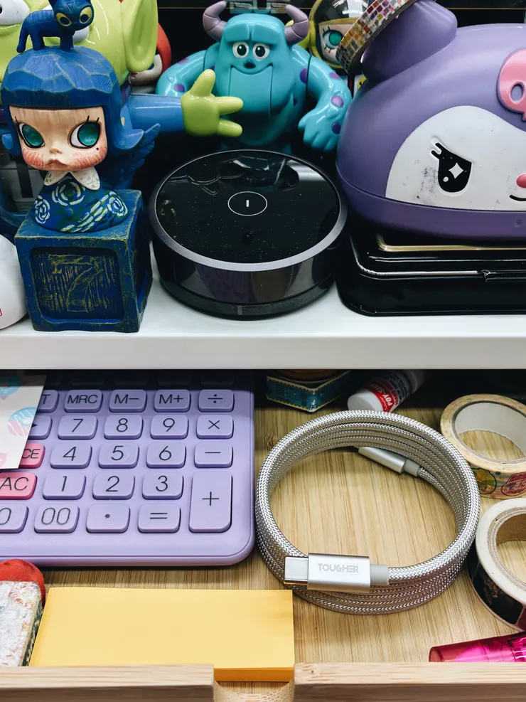 TOUGHER Type-C to C快充編織捲捲線充電線-2