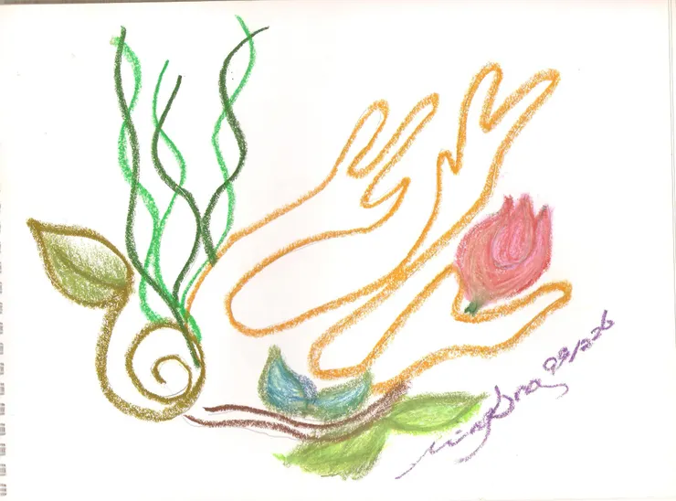 捧花/Mingling 手繪圖