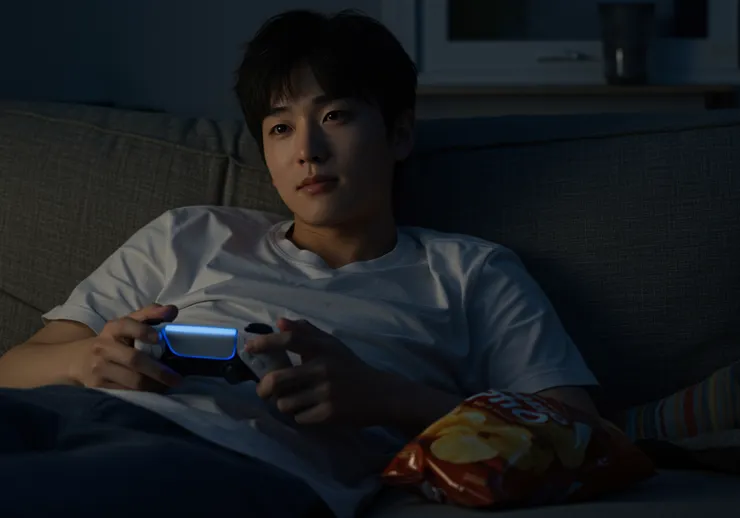 (AI生圖) 有人PS5手把反著拿的嗎......？