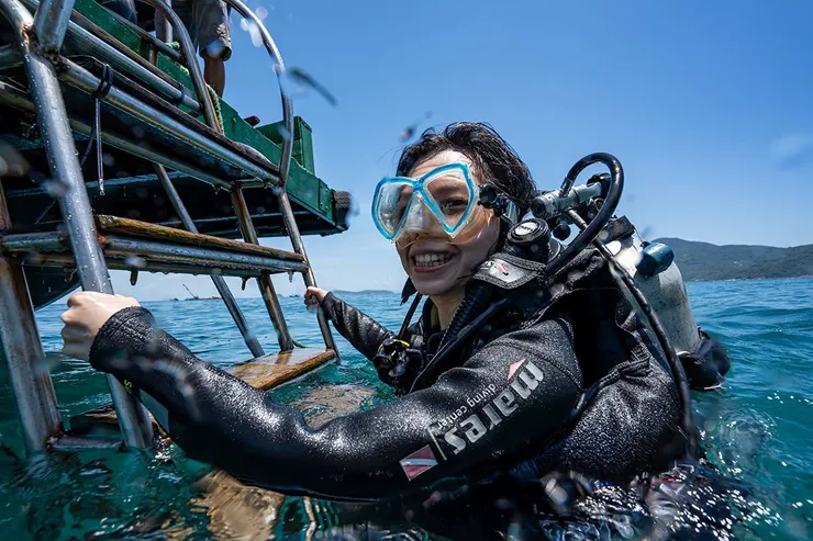 人生第一次潛水紀念