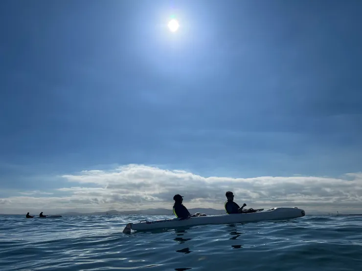 天氣很好的kayaking