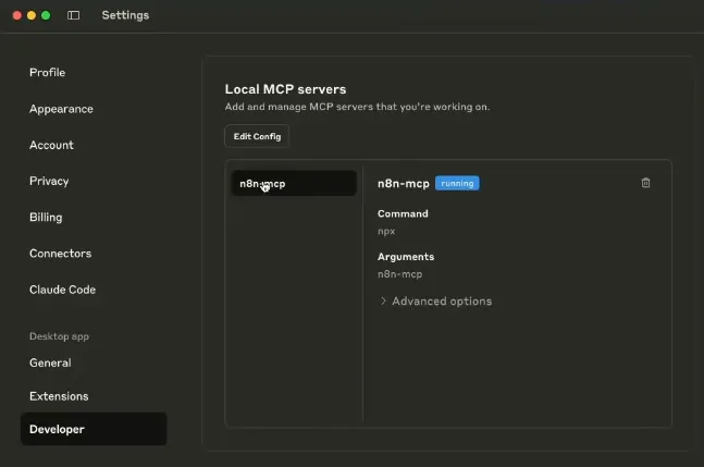 Claude Developer Local MCP servers設定