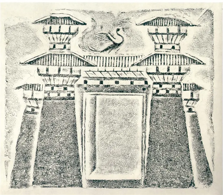 圖1 東漢〈鳳闕畫像磚〉,四川博物院藏。(何炎泉提供)