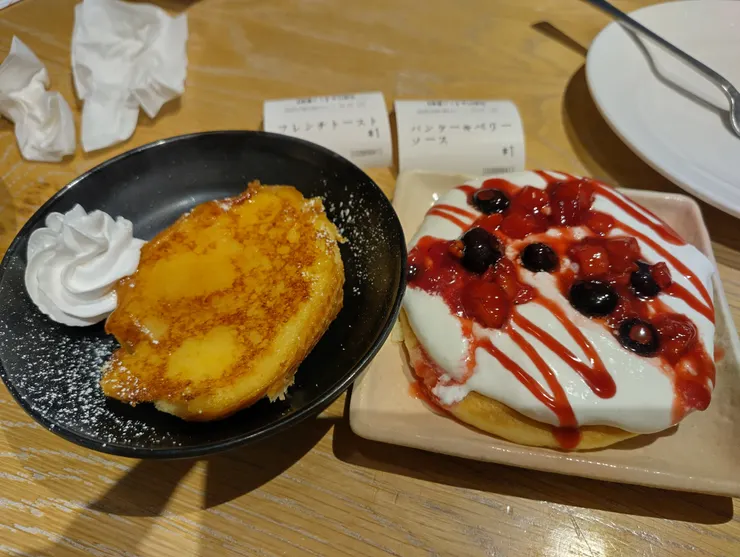 法式吐司&梅果醬鬆餅