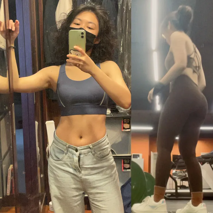 沒有對比圖因為體態不好的時候都不拍照qwq