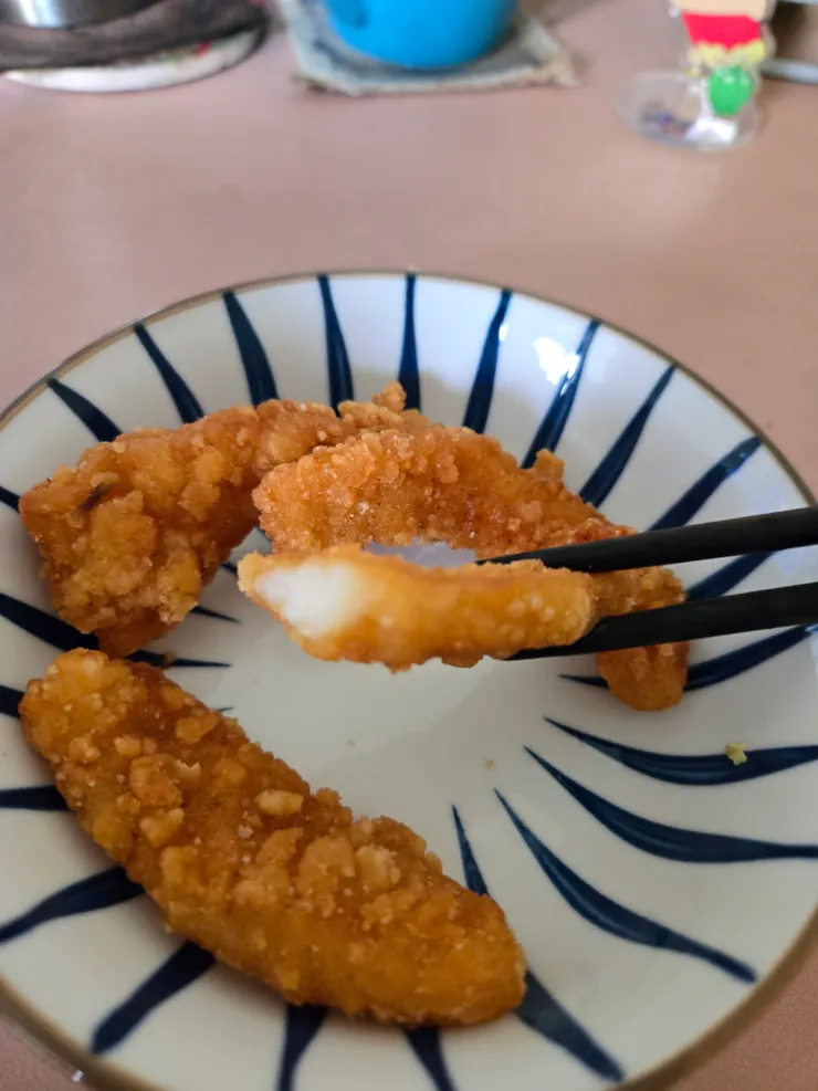 我先吃了一條才拍照實際有5條