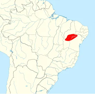 野外絕滅前推估的分佈範圍