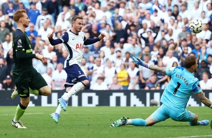 麥迪臣為熱刺射成3:1