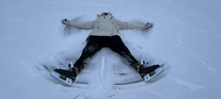 雪天使也是必須要有的