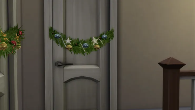 藍色配銀色別有一番美感，現在很多聖誕樹也不再是傳統的顏色。(雖然這不是聖誕樹。)