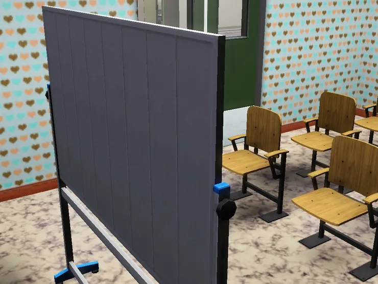 看到白板背面呢！