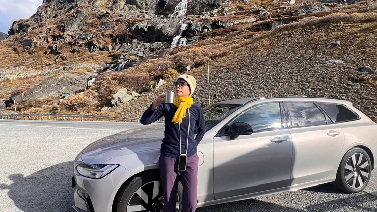 卑爾根拿到歐洲車，車身穩重但內裝不像日本車人性化。