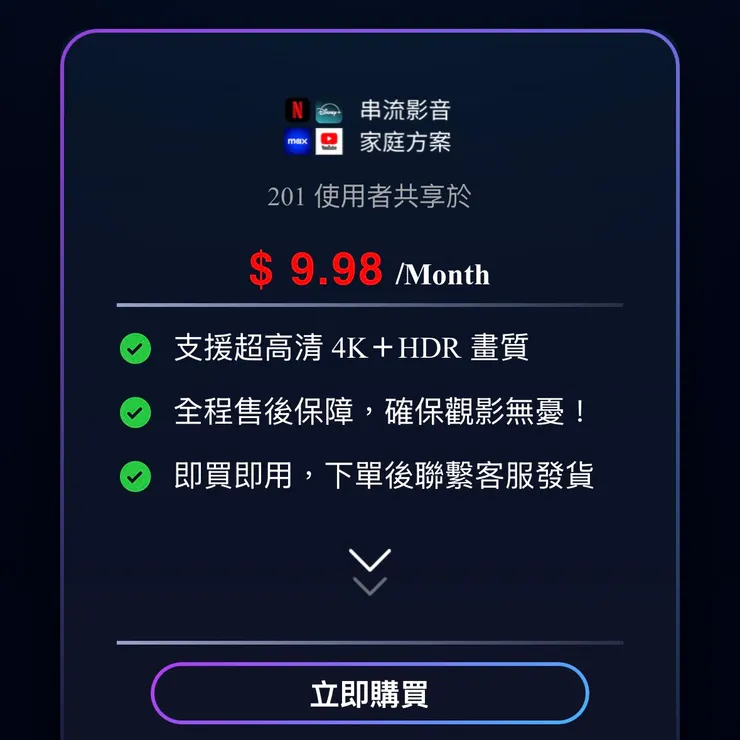 Netflix、Disney+、Max 一次搞定,premlogin串流影音平台組合