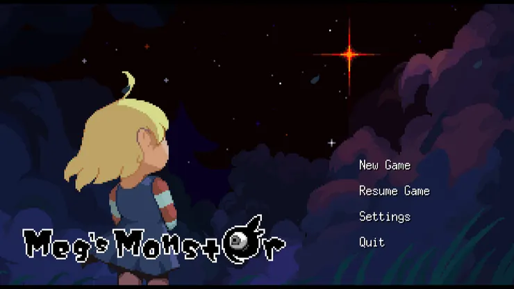 screenshot of Meg's monster