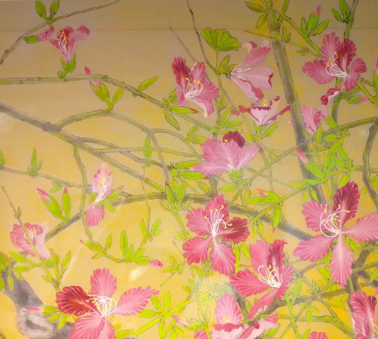 〈暖春三月〉局部－羊蹄甲