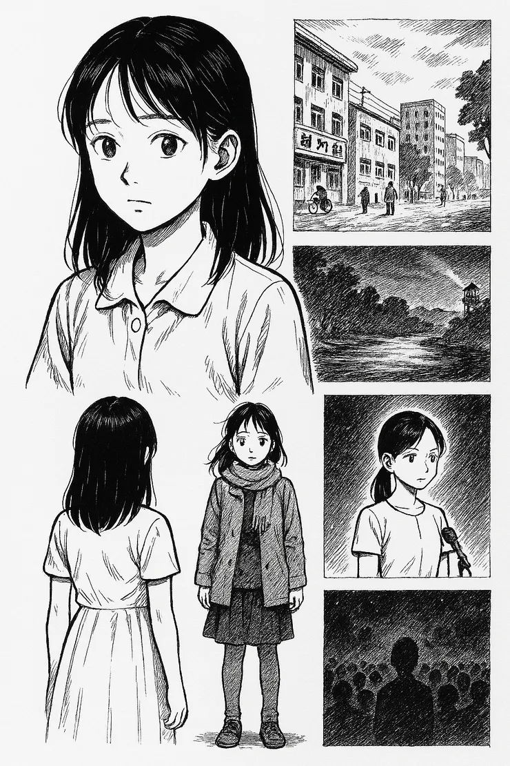 ChatGPT 生成的角色與場景設定圖