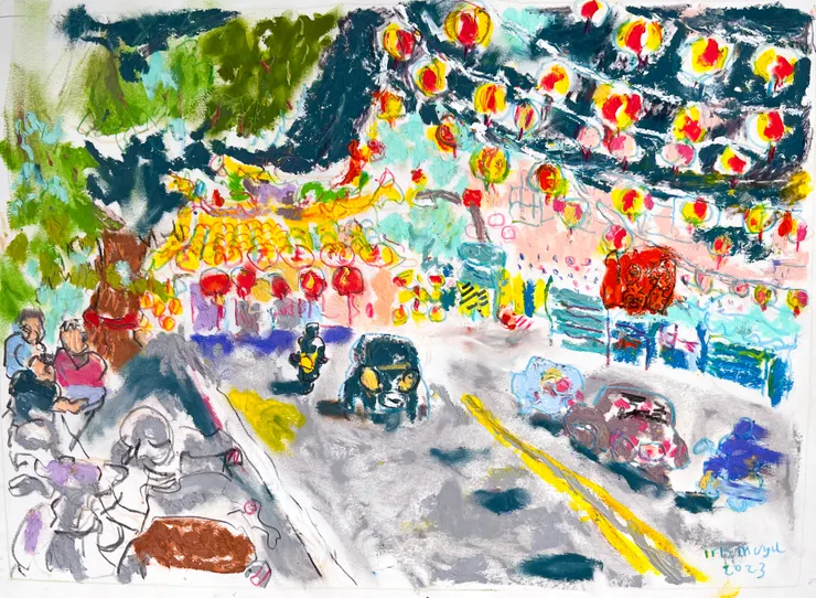 油畫棒好像有點什麼