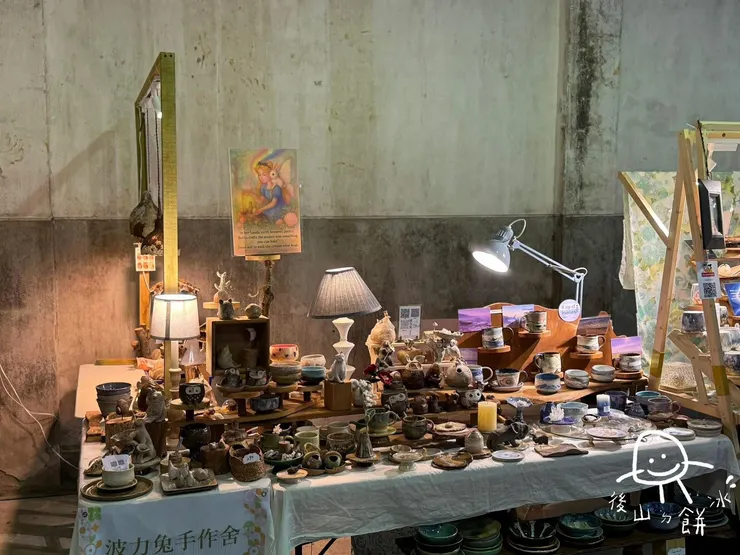 波力兔老師的攤位