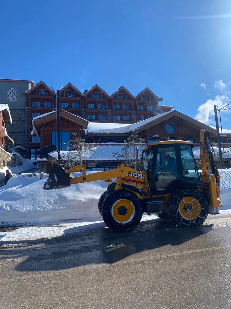 第一次看到剷雪車