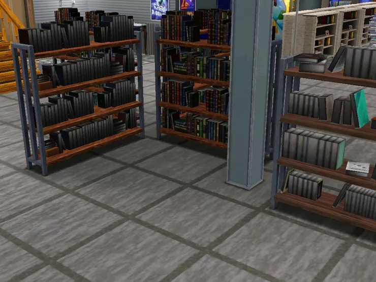 我特意這樣擺放書架，特別點，找書也較有私隱。