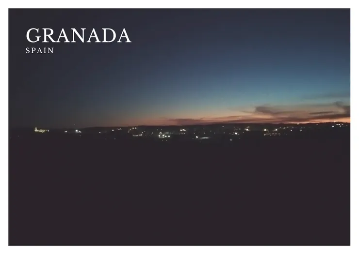 前往格拉那達沿途風景，點我購買明信與書籤！