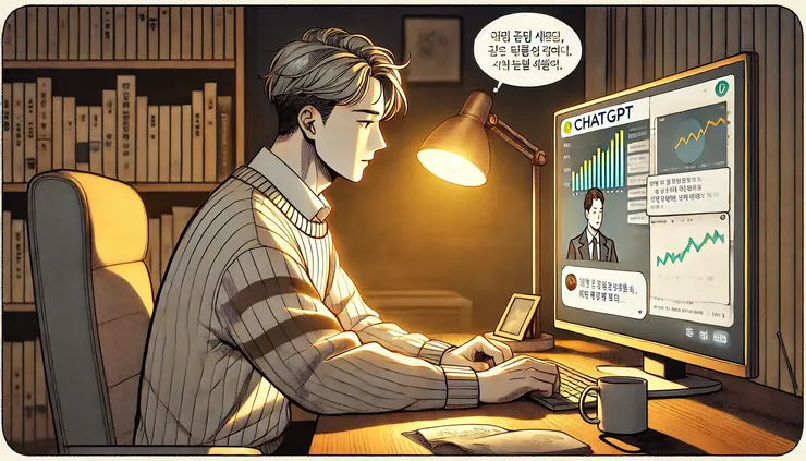 在一場無聲的財務風暴裡,他選擇問一個不會焦慮的 AI。