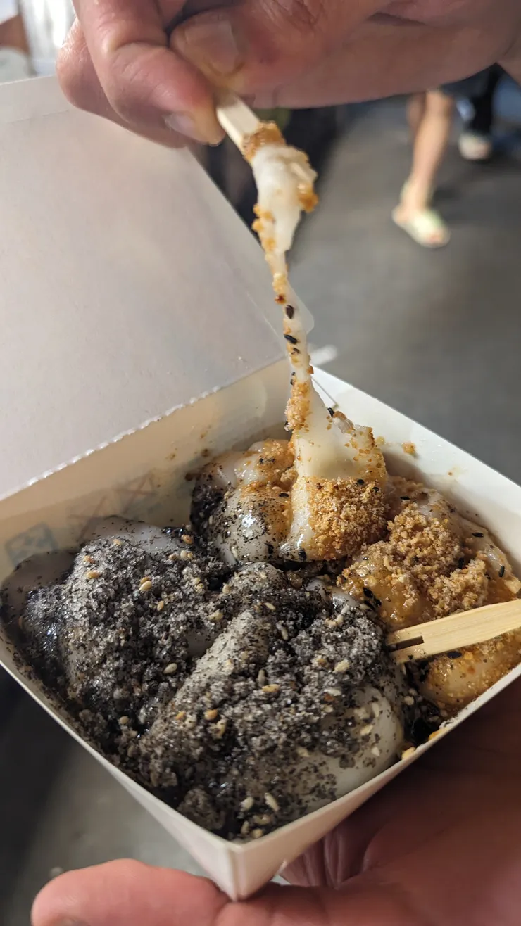 花園夜市的食物。