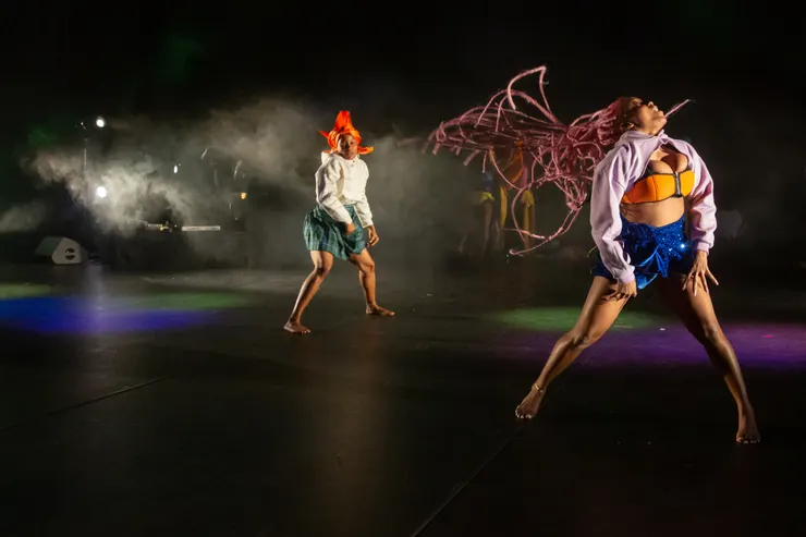 《轉轉生 Re:INCARNATION》演出影像／影像提供／臺北表演藝術中心（© herve veronese Centre Pompid）