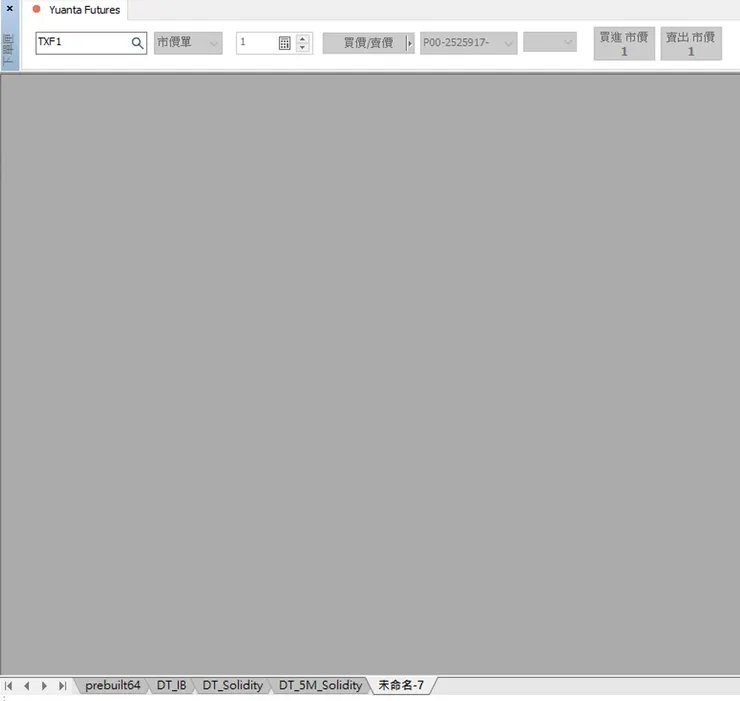 空白的工作底稿