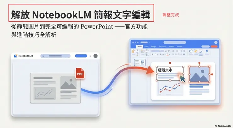 修改完成，但是他會整份簡報全部重新產製。