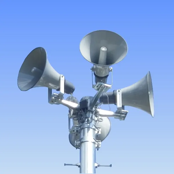 一般在室外的町內放送機器