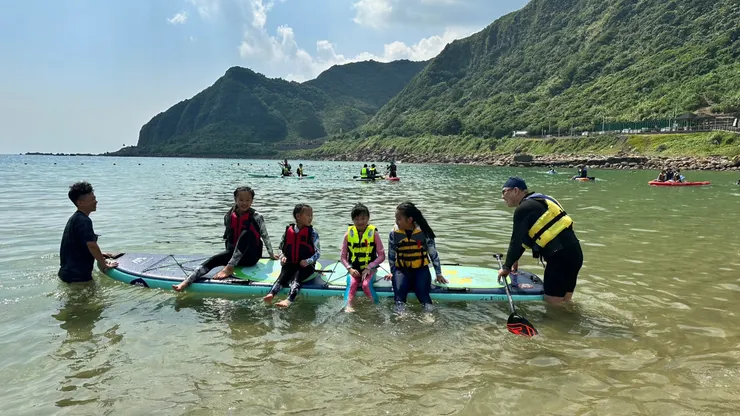 ▲ 基隆外木山首次體驗 SUP