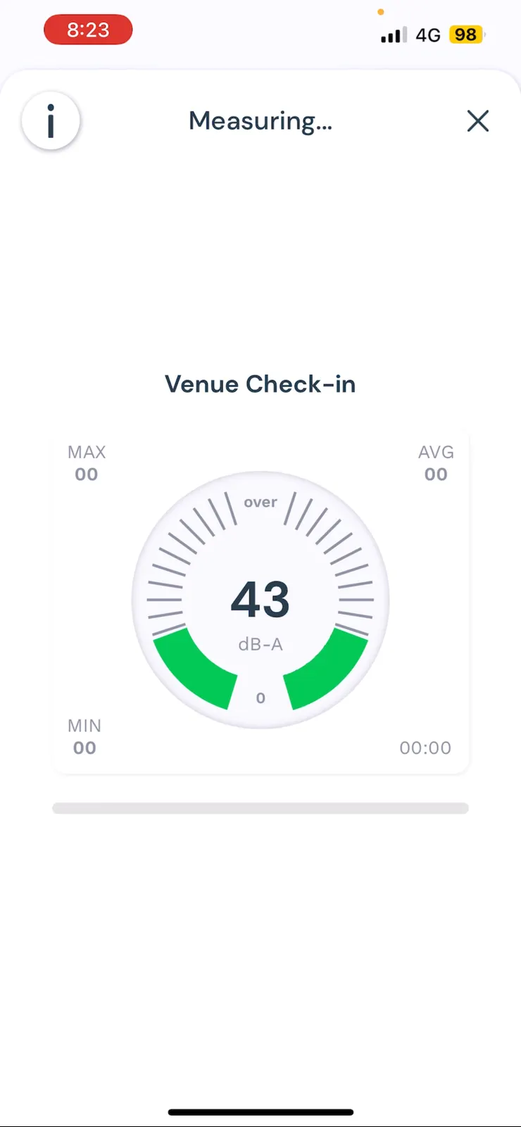 景點聲音採集開始，上面會顯示需要時間，不用一分鐘